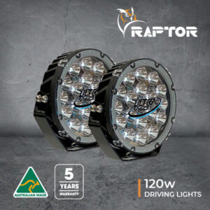 Raptor 120 LED 9" Driving Light (Pair)