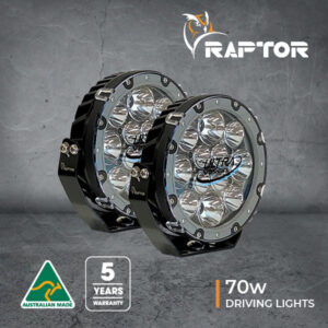 Raptor 70 LED 7" Driving Light (Pair)